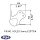 Large Ball Corners - 65mm x 65mm with 5mm Radius - Pack of 4